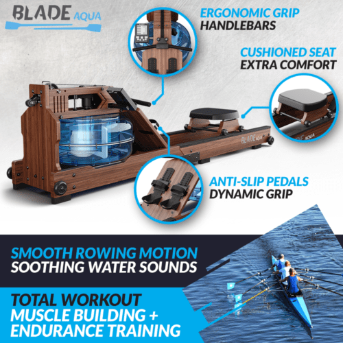 Bluefin water rowing machine
