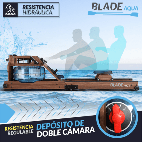 Bluefin máquina de remo de resistencia por agua