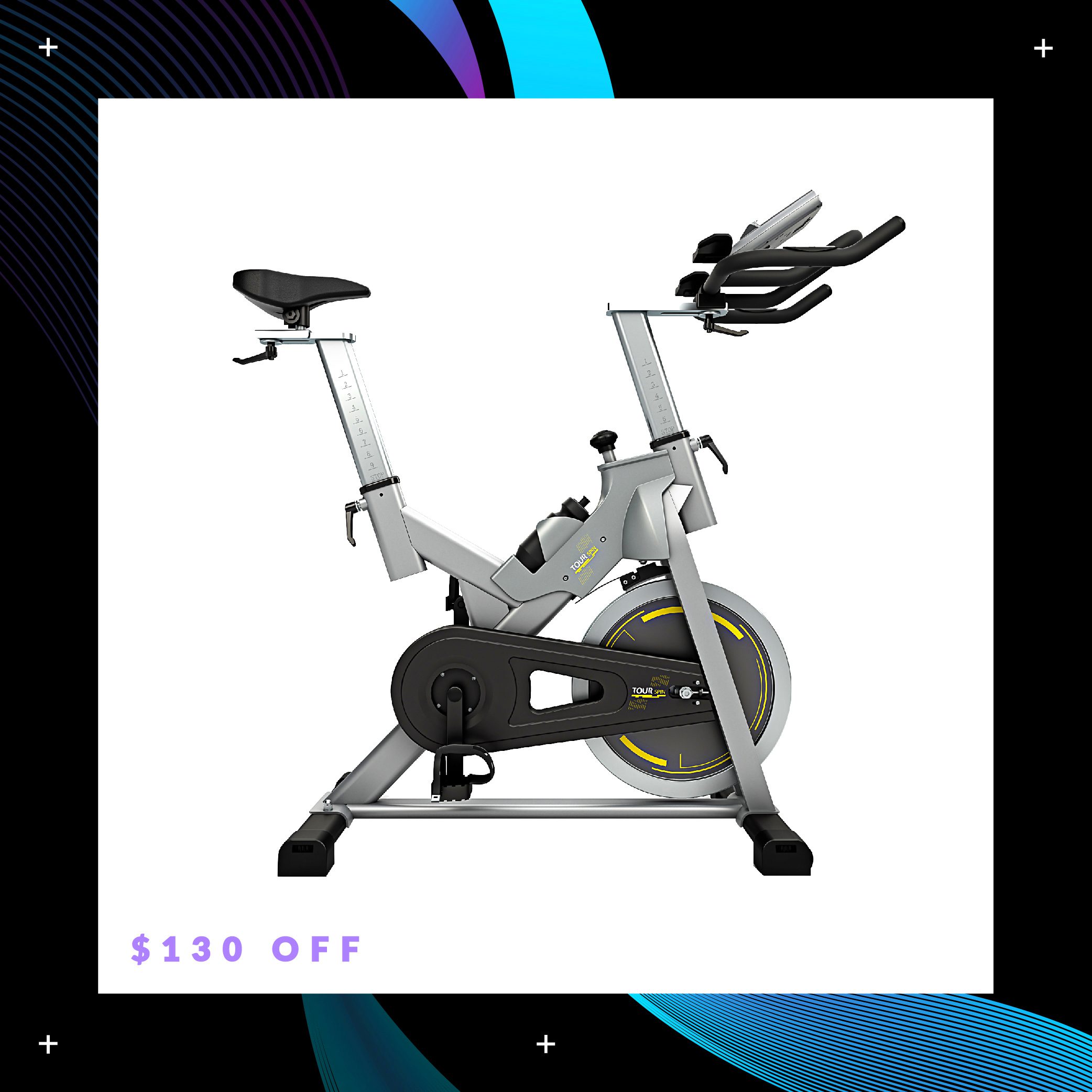Fitness Stepper Manual Exercise Cardio Workout Bike Home Gym Equipment LCD 