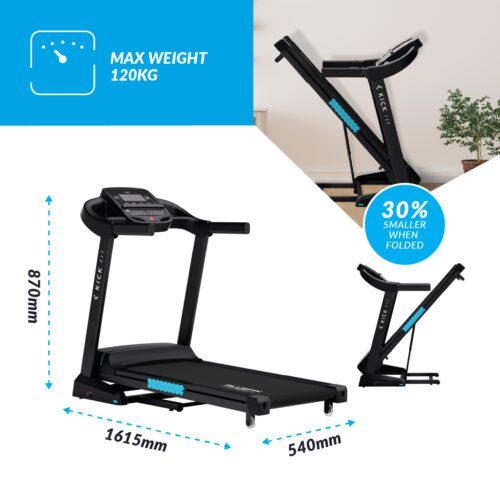 Bluefin treadmill incline